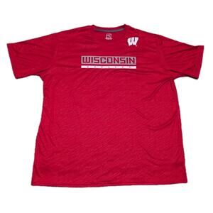 Proedge Wisconsin Badgers Mens Dry Fit T-Shirt 3XL Athletic Tee EUC